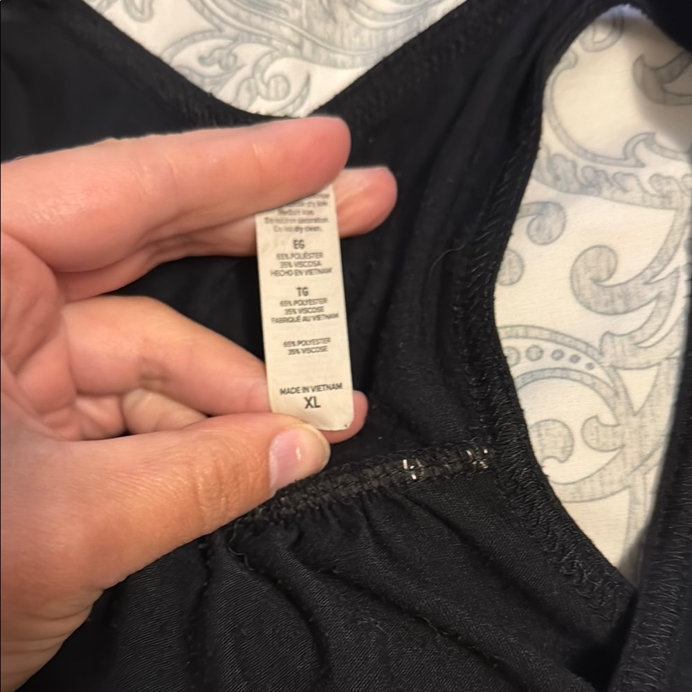 Bella Canvas Black Racerback Tank Top (4th of July, America, USA) - Picture 3 of 3